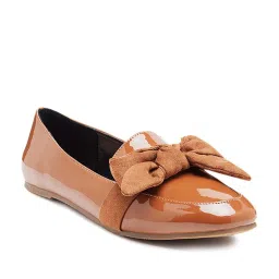 London Rag Women's Tan Casual Loafers image 2