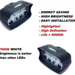 SHOP4U Waterproof 8 LED Fog Light Head Lamp Compatible with Hero All Models image 3