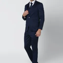 Peter England Navy Slim Fit Blazer image 3