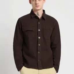 Forever 21 Brown Regular Fit Shacket-picture-21