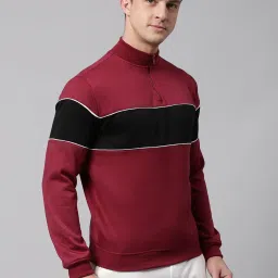 Dennis Lingo Multi Regular Fit Colour Block Sweatshirts image 4
