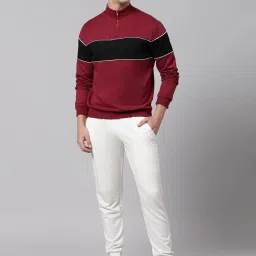 Dennis Lingo Multi Regular Fit Colour Block Sweatshirts image 5