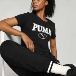 Puma Black Cotton Printed Sports T-Shirt-picture-26