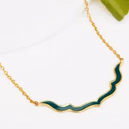 GIVA 92.5 Sterling Silver Emerald Nawab Necklace for Women-image-54