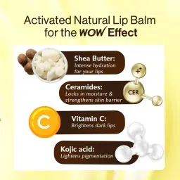 WOW Skin Science Shea Butter & Ceramides Repairing Lip Balm image 3