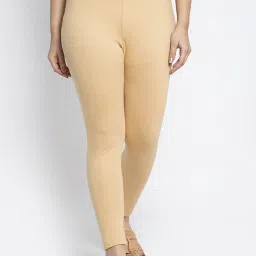 Gracit Grey & Skin Mid Rise Leggings - Pack Of 3 image 5