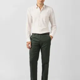 Van Heusen Green Slim Fit Trousers image 5