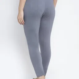 Gracit Grey & Skin Mid Rise Leggings - Pack Of 3 image 3