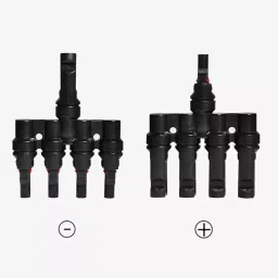 Hygrid Solar MC4 Solar Panel T Branch 4 to 1 4M/F + 4F/M Solar Wire Connector image 4