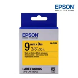 Epson LK-3WBN Black on White Tape Cartridge image 1