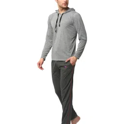 Vimal Jonney Light Grey & Dark Grey T-Shirt & Trackpants image 3