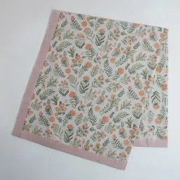 Westside Home Multicolor Floral Doodle Tablecloth-image-1