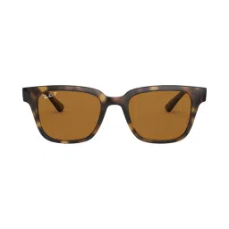 Ray-Ban 0RB4323 Brown Polarized Highstreet Square Sunglasses - 51 mm image 1
