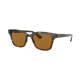 Ray-Ban 0RB4323 Brown Polarized Highstreet Square Sunglasses - 51 mm image 2