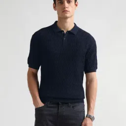 arrow new york Arrow Newyork Blue Cotton Relaxed Fit T-Shirt-picture-29