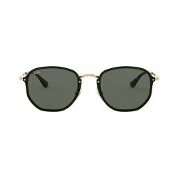 RAY-BAN Unisex UV Protected Green Lens Irregular Sunglasses - 0RB3579N001/7158 image 1