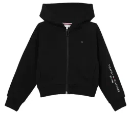 TOMMY HILFIGER Black Embroidery Archive Fit Zip Thru-picture-13