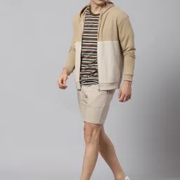 Dennis Lingo Multi Regular Fit Colour Block Hooded Sweatshirts image 4