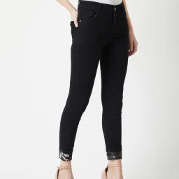 Miss Chase Black Cotton Jeans image 3