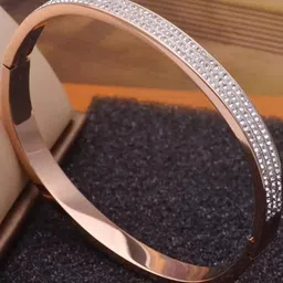 STYLEKRAFT Stainless Steel Brass-Plated Bracelet image 5