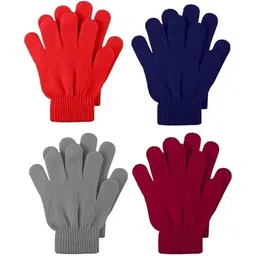 ketkar Unisex Kids Winter Gloves-picture-14