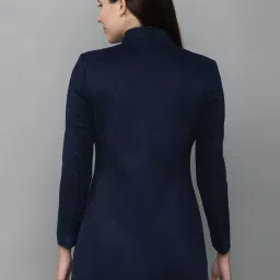 Allen Solly Navy Cotton Regular Fit Jacket image 2