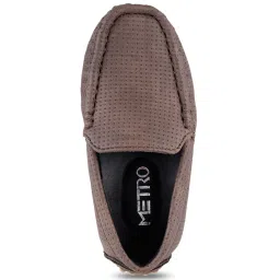 Metro Kids Brown Casual Loafers image 4