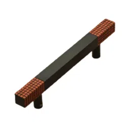 DECORE 116 300 mm Aluminium Black and Cooper Finish Door Pull Handle-image-99