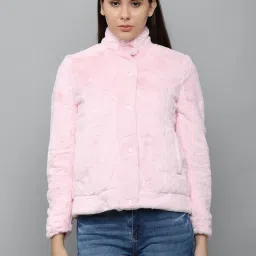 Allen Solly Pink Cotton Regular Fit Jacket image 1