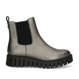 Bagatt Women's Benisha Grey Chelsea Boots-image-0