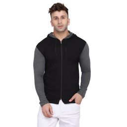 BEYOU FASHION Men Colourblocked Hooded Slim Fit T-shirt-picture-20