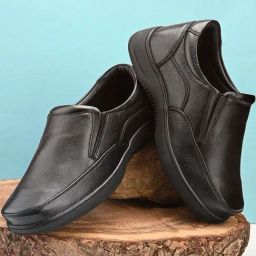 Pelle Albero Men's Black Formal Loafers-picture-43