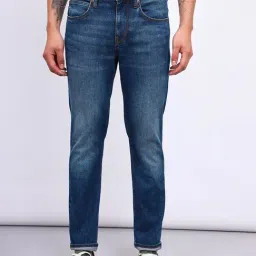 Lee Blue Straight Fit Jeans-image-12