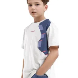 Rare Ones Boys Grey Cotton Printed T-Shirt image 4