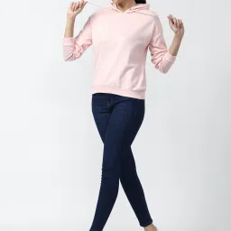 Van Heusen Pink Regular Fit Hoodie image 4