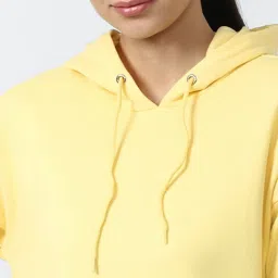 Van Heusen Yellow Cotton Regular Fit Hoodie image 5