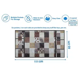 The Furnishing Tree Grey Plastic Refrigerator Cover image 3