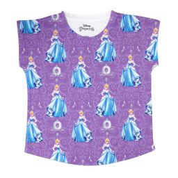 Disney by Wear Your Mind Girls Purple Disney Princess Printed Top-picture-41