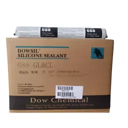 Dowsil 688 Silicone Glazing & Cladding Seala 600 ml Black Waterproof image 2