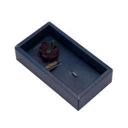 PELUCHE Unisex Purple & Green Dual Shaded Lapel Pin image 4