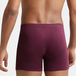 Jockey Men Burgundy Solid Trunks 8008-0101 image 3