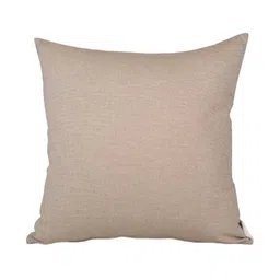 Home Beige & Gold-Toned Set of 2 Ethnic Motifs Square Cotton Cushion Covers image 3