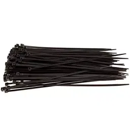 SCHOFIC Heavy Duty Cable Zip Ties Halogen-Free Nylon (Polyamide) Black 4.8x368 mm, (Pack of 50) image 3