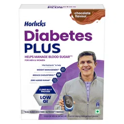 Horlicks Diabetes Plus,Chocolate|Helps Manage Blood Sugar From Day 1,Powder,1 Count,400 Grams image 1