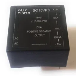 Easy Power (110-260) VAC to Dual +15 & -15 VDC Power Supply Module image 1
