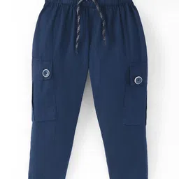 Rikidoos Solid Pocket Detailed Pant - Navy Blue-picture-18