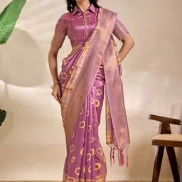 SHRIADINATH Silk Blend Mysore Silk Saree-picture-18