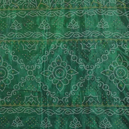 HERE&NOW Bandhani Zari Silk Blend Bandhani Saree image 3