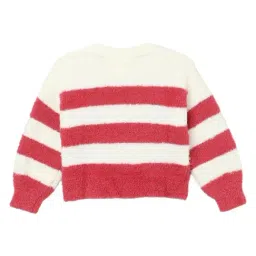 TOMMY HILFIGER Heritage Pink Stripe Striped Boxy Fit Pullover image 2
