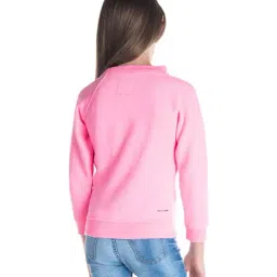 Cherry Crumble By Nitt Hyman Kids Pink Applique Pattern Sweatshirt image 2